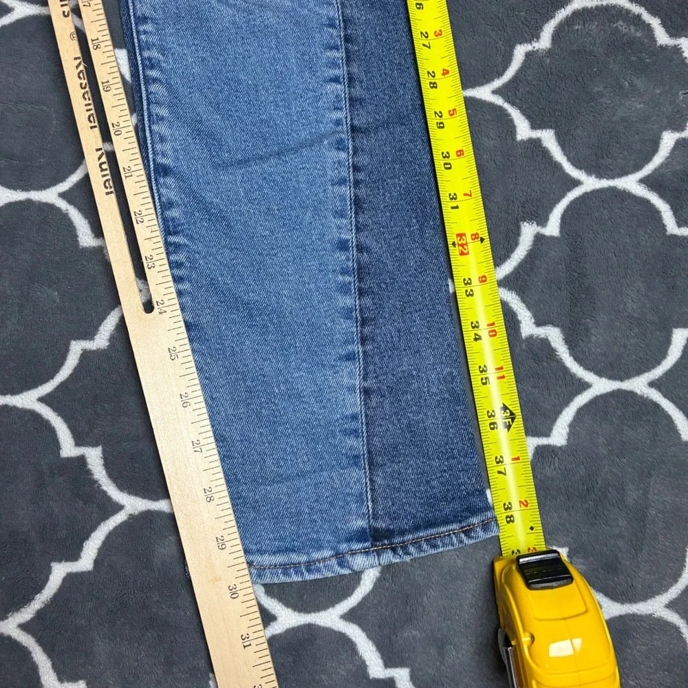 Levis 511 Slim Fit Jeans Mens 28x30 Two Tone Blue Denim Contrast Side Stripe